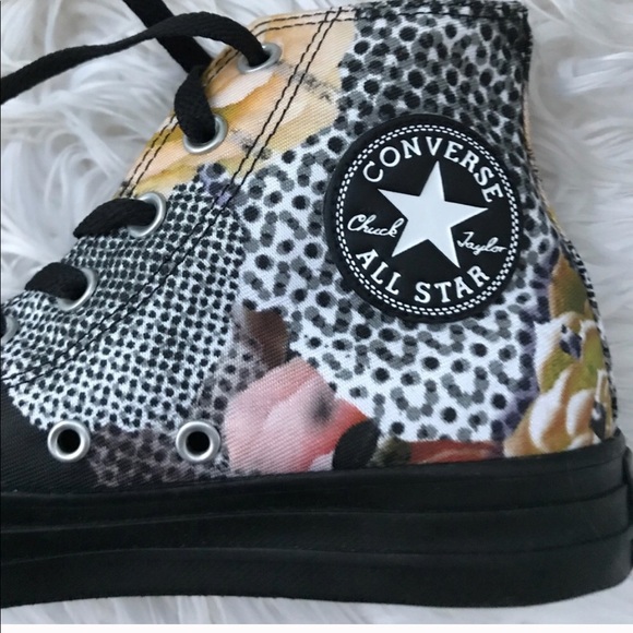 NWT Converse 💥Digital Floral Black HT W AUTHENTIC - Picture 6 of 6